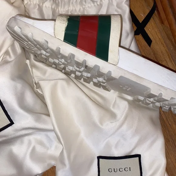 Gucci white flip flops - Picture 3 of 4
